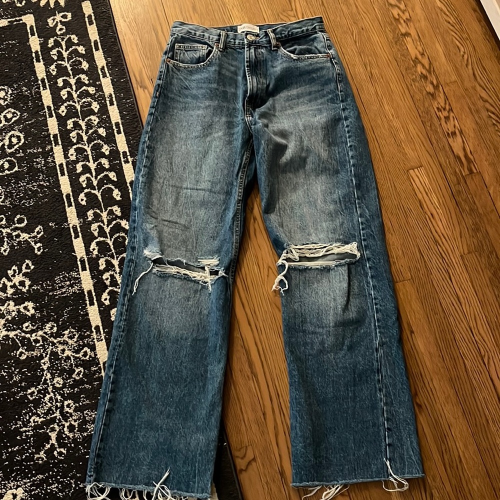 Zara wide leg jeans